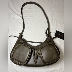 Brown Leather Shoulder Bag